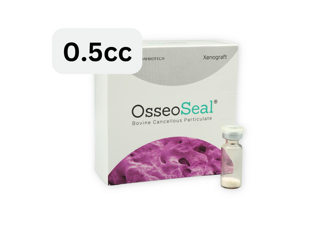 OsseoSeal Xenograft Bovine Powder,  250-1000um [0.5cc]