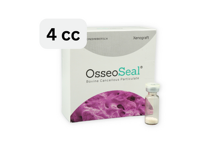 OsseoSeal Xenograft Bovine Powder,  250-1000um [4cc]