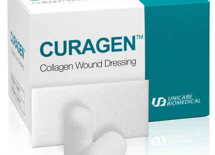 Curagen™ Collagen Wound Dressing Plug, 10x20mm (3/8" x 3/4"), 10 /box