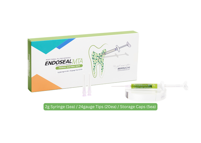 Endoseal MTA Root Canal Sealer with 20 tips and 5 storage caps