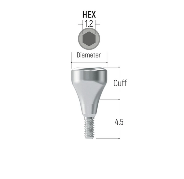 I DO Narrow Dental Implant Healing Abutment