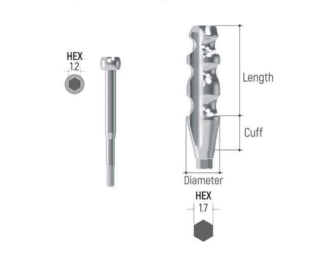 I DO Dental Implant Narrow Transfer Impression Coping